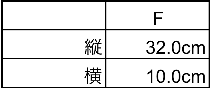 サイズチャート
