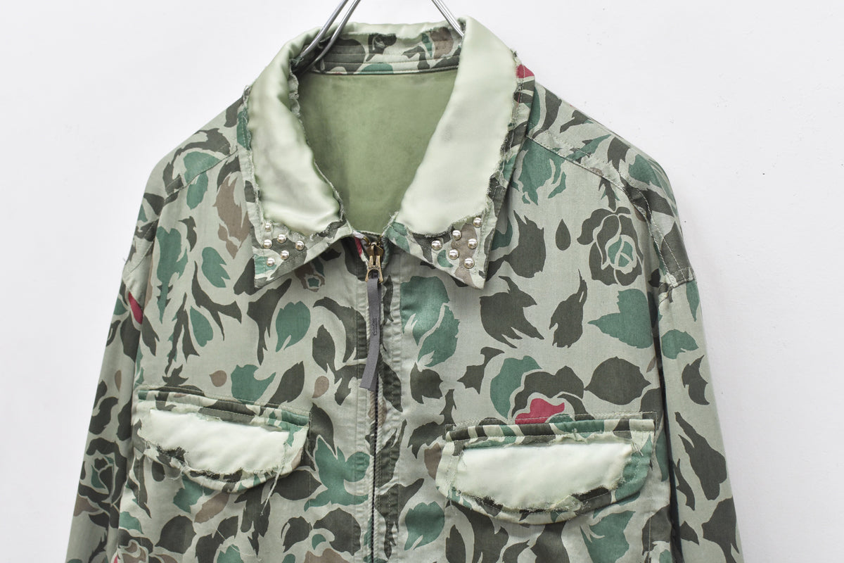 【ご予約商品】80/- ROSE Camouflage REVERSIBLE JACKET