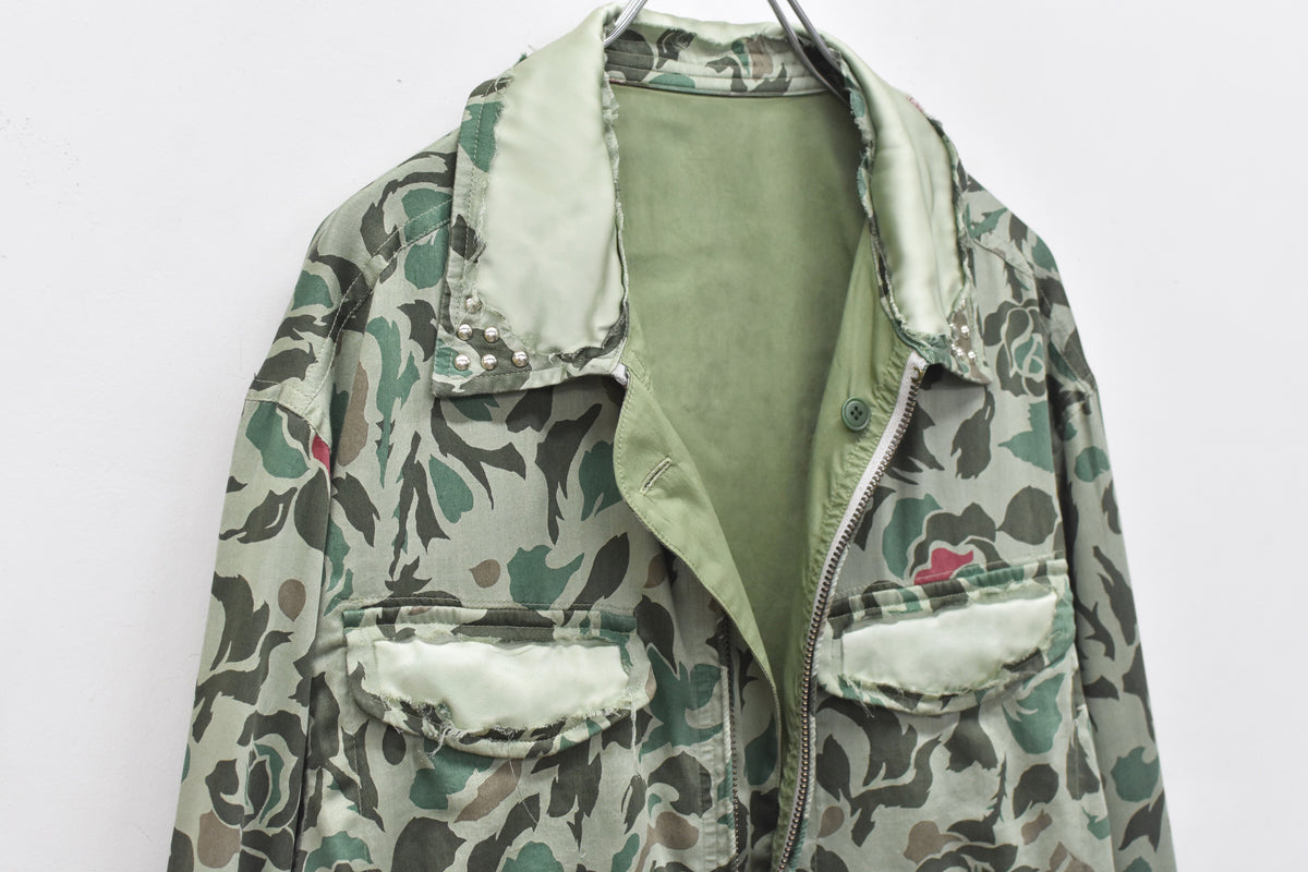 【ご予約商品】80/- ROSE Camouflage REVERSIBLE JACKET