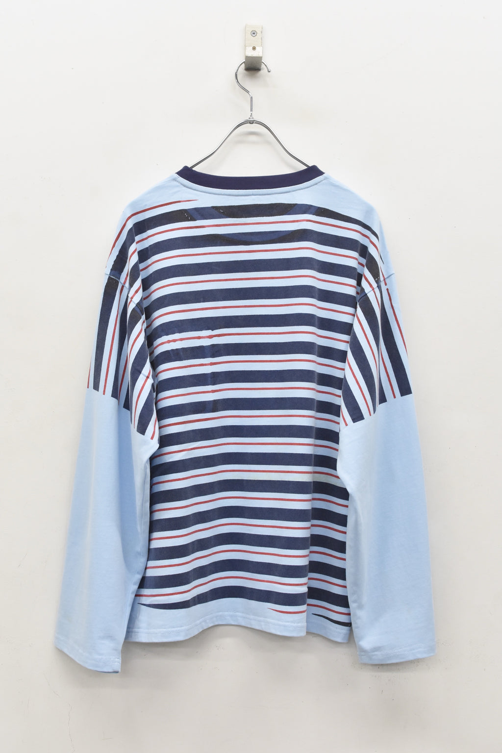 【ご予約商品】DIAGONAL STRIPE PRINT L/S Tee