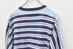 【ご予約商品】DIAGONAL STRIPE PRINT L/S Tee
