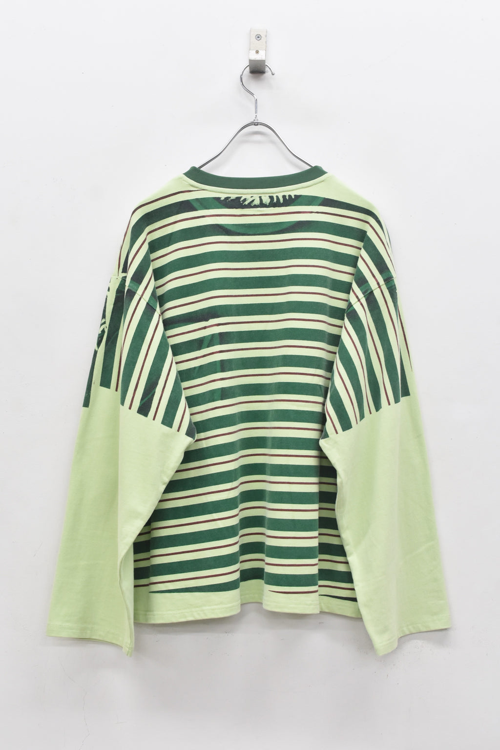 【ご予約商品】DIAGONAL STRIPE PRINT L/S Tee