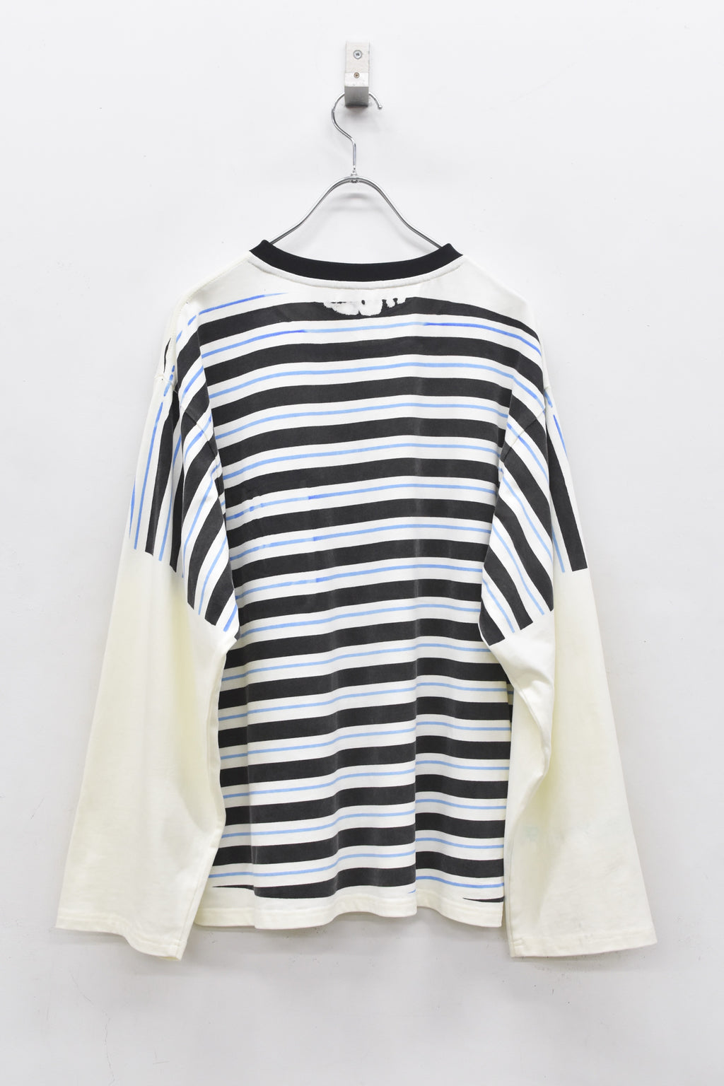 【ご予約商品】DIAGONAL STRIPE PRINT L/S Tee