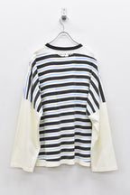 【ご予約商品】DIAGONAL STRIPE PRINT L/S Tee