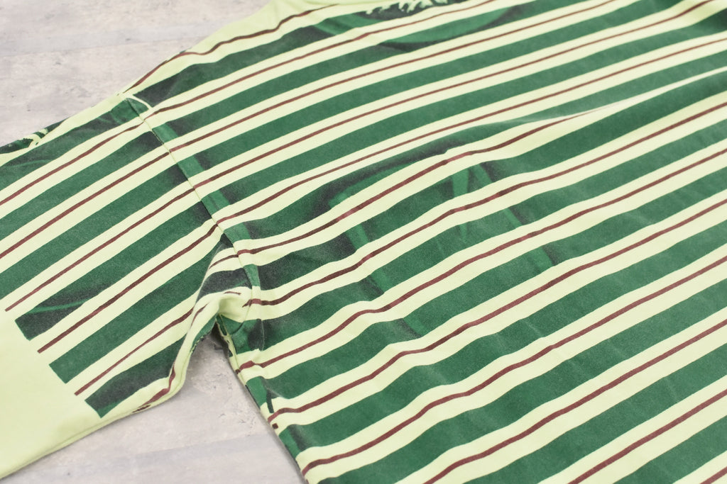 【ご予約商品】DIAGONAL STRIPE PRINT L/S Tee