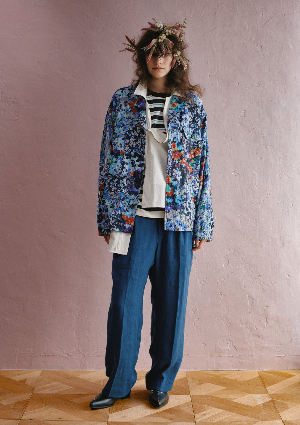 【ご予約商品】FLOWER PATCHWORK JK