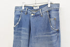 【ご予約商品】FOLD THE WAIST PANTS (Distressed finish）