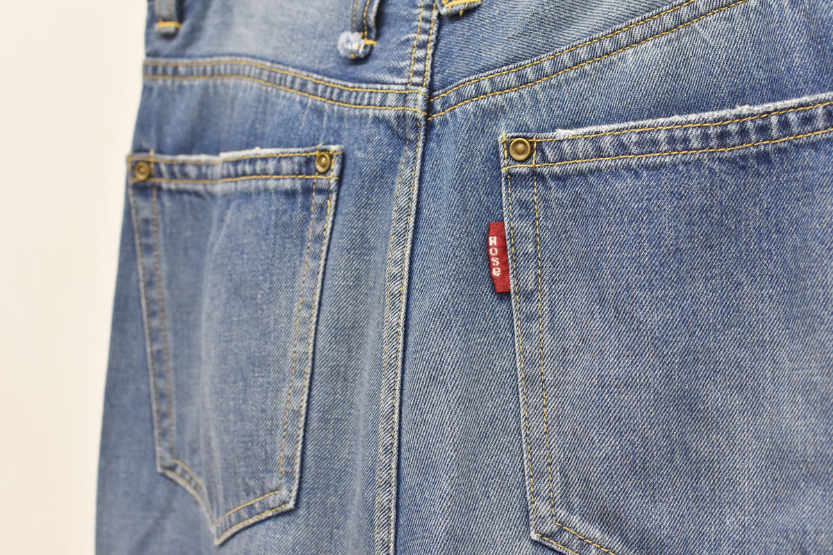 【ご予約商品】FOLD THE WAIST PANTS (Distressed finish）