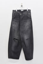 【ご予約商品】FOLD THE WAIST PANTS (Distressed finish）