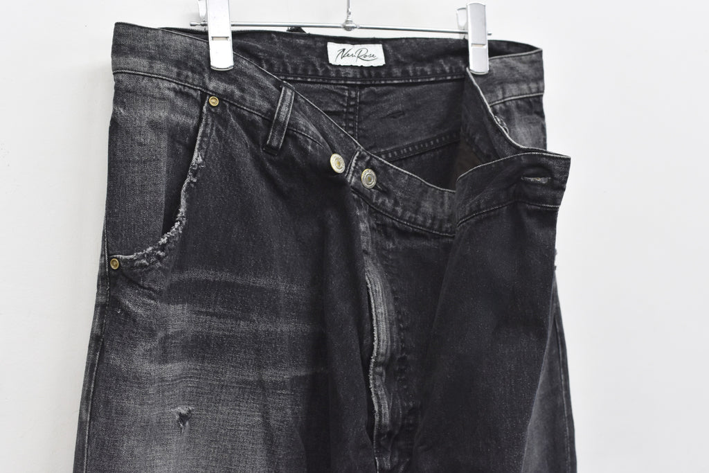 【ご予約商品】FOLD THE WAIST PANTS (Distressed finish）