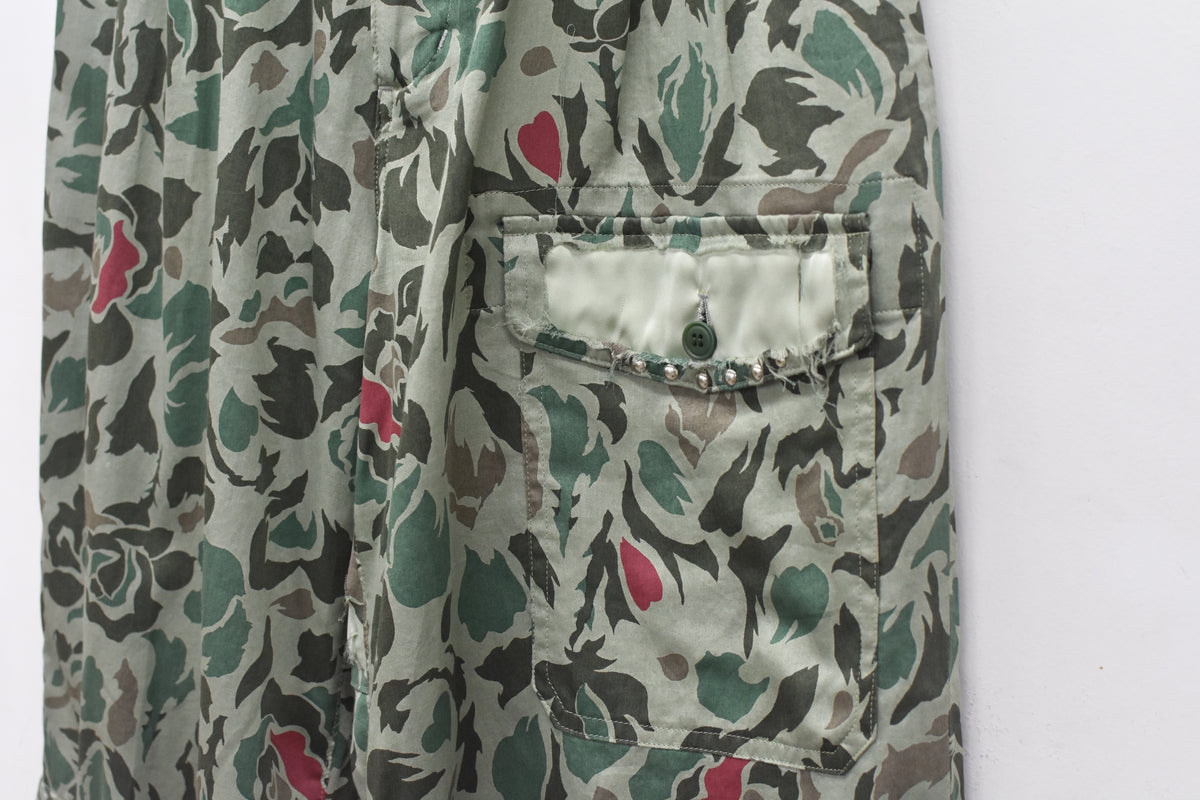【ご予約商品】80/- ROSE Camouflage HARF PANTS