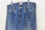 【ご予約商品】MIDDLE FIT FLARE PANTS (Distressed finish）