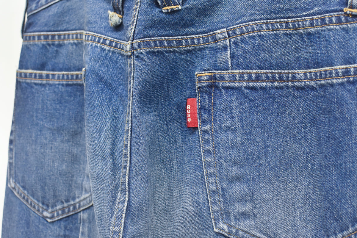 【ご予約商品】MIDDLE FIT FLARE PANTS (Distressed finish）