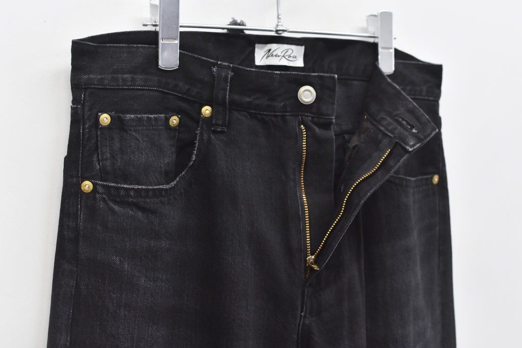 【ご予約商品】MIDDLE FIT FLARE PANTS (Distressed finish）
