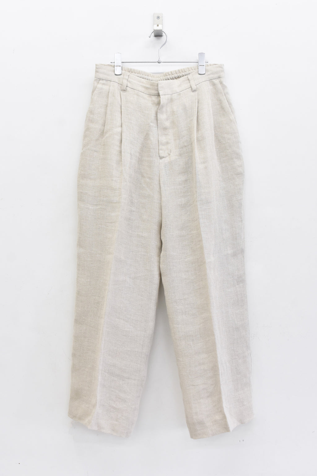 【ご予約商品】40/- LINEN VOILE 2TUCK PANTS