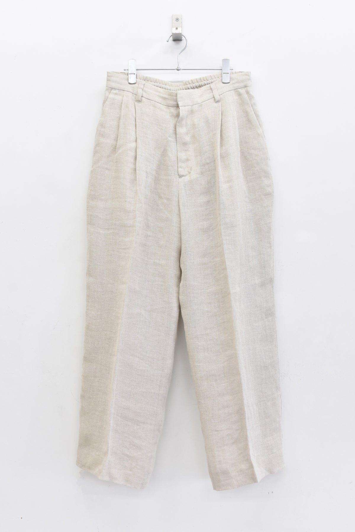 【ご予約商品】40/- LINEN VOILE 2TUCK PANTS