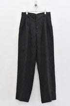 【ご予約商品】40/- LINEN VOILE 2TUCK PANTS