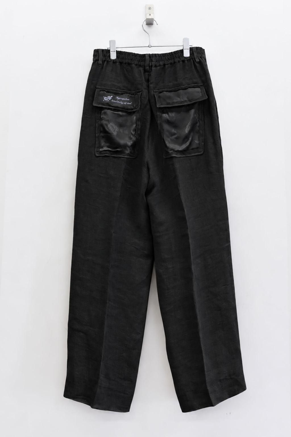 【ご予約商品】40/- LINEN VOILE 2TUCK PANTS