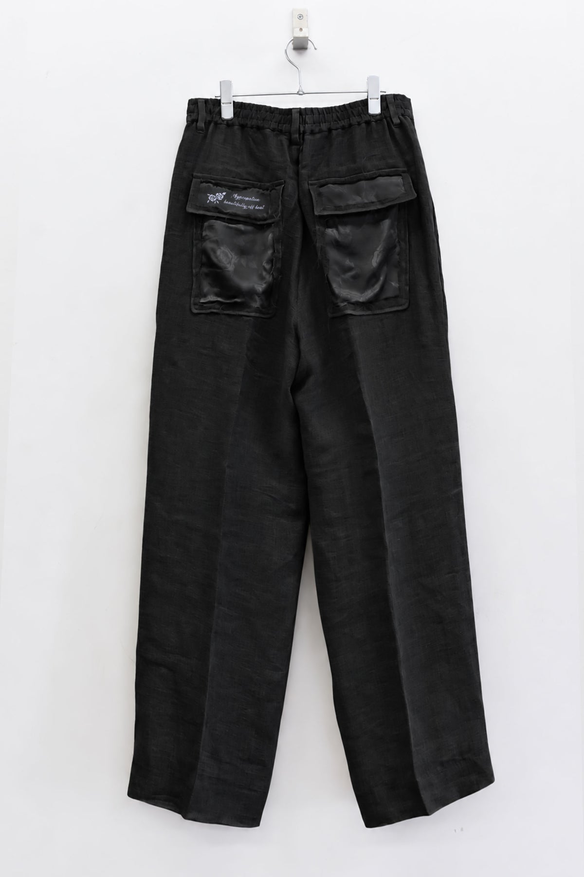 【ご予約商品】40/- LINEN VOILE 2TUCK PANTS