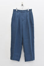 【ご予約商品】40/- LINEN VOILE 2TUCK PANTS