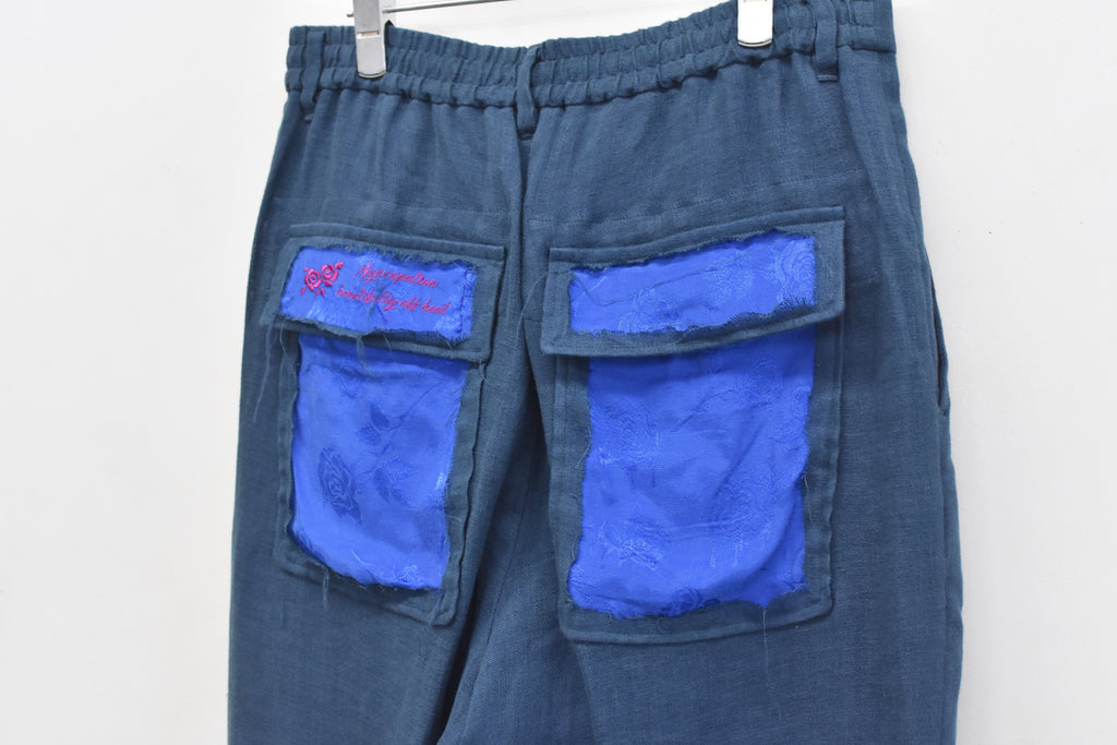 【ご予約商品】40/- LINEN VOILE 2TUCK PANTS