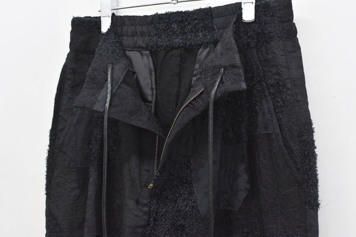 【ご予約商品】FLOWER PATCHWORK PANTS