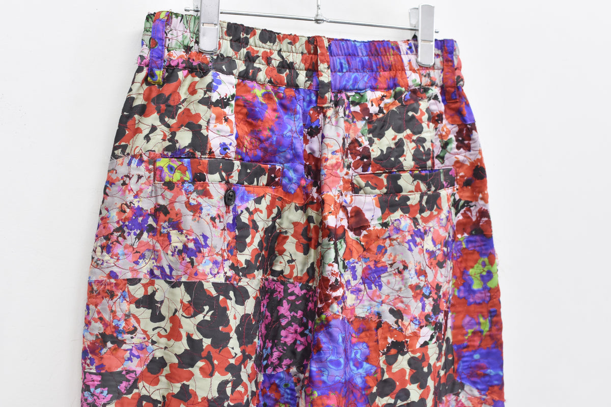 【ご予約商品】FLOWER PATCHWORK PANTS