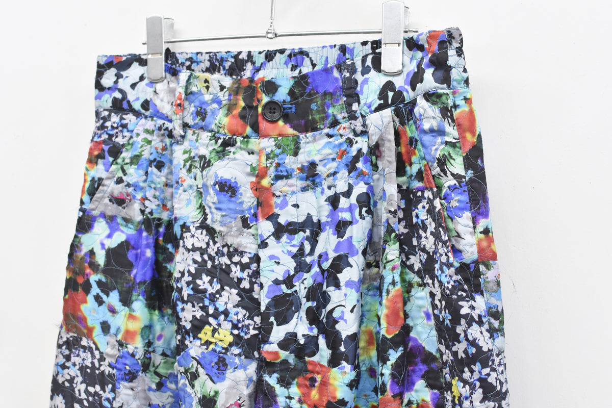 【ご予約商品】FLOWER PATCHWORK PANTS