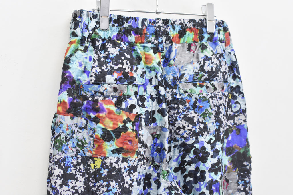 【ご予約商品】FLOWER PATCHWORK PANTS