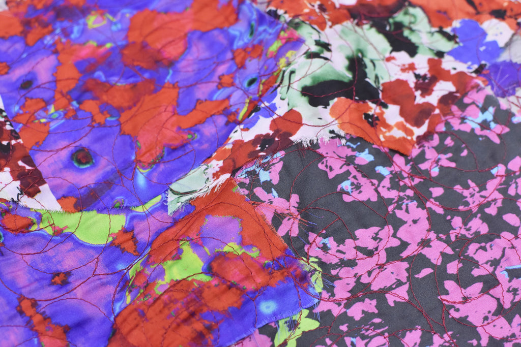 【ご予約商品】FLOWER PATCHWORK PANTS