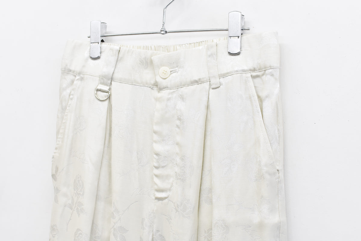 【ご予約商品】ROSE Jacquard TUCK PANTS