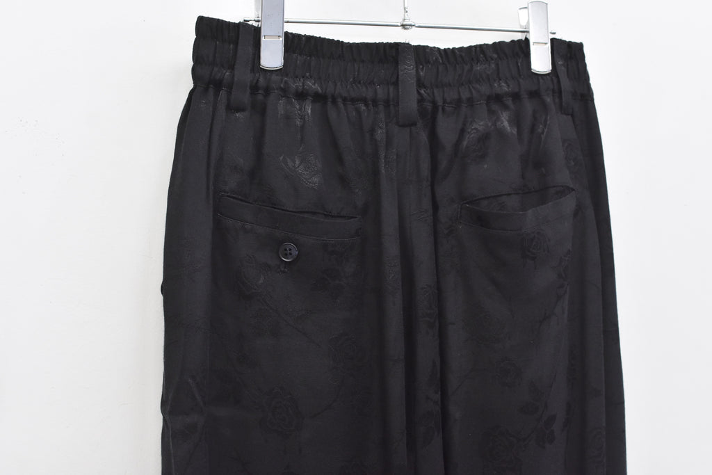 【ご予約商品】ROSE Jacquard TUCK PANTS