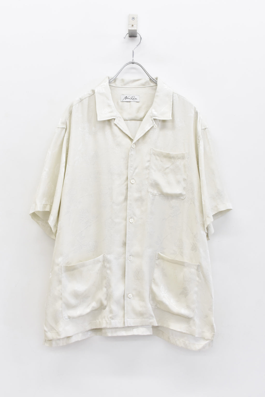 【ご予約商品】ROSE Jacquard Open-collar SHIRT