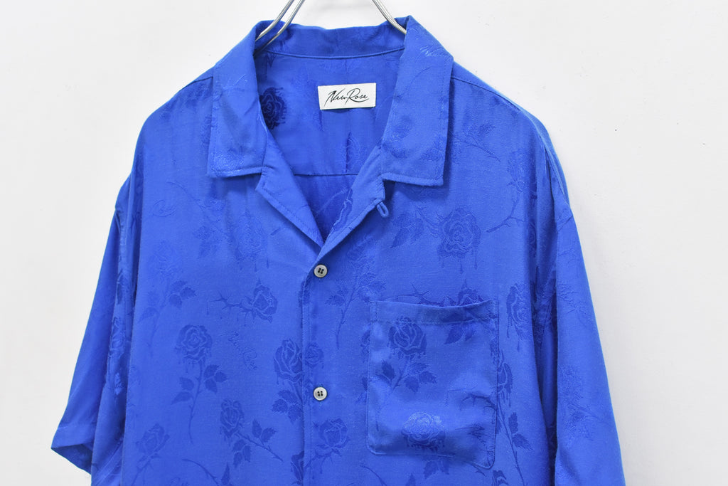 【ご予約商品】ROSE Jacquard Open-collar SHIRT