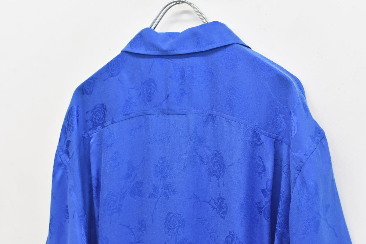 【ご予約商品】ROSE Jacquard Open-collar SHIRT
