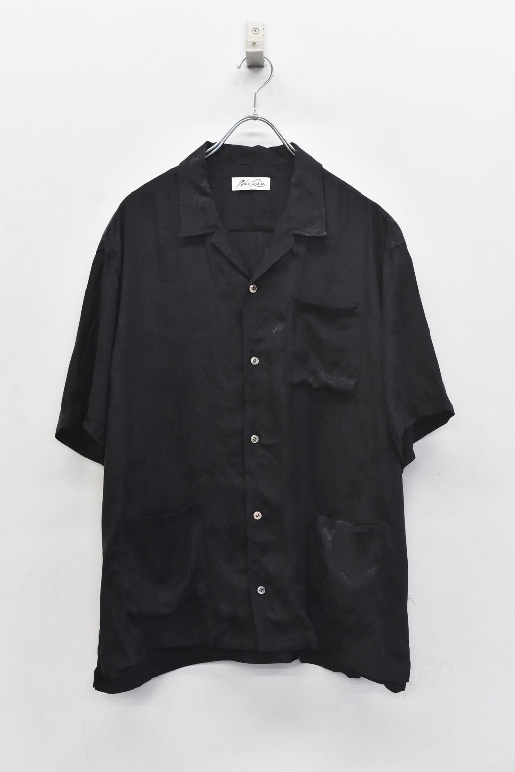 【ご予約商品】ROSE Jacquard Open-collar SHIRT