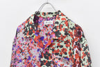 【ご予約商品】FLOWER BLOCK Print Open-collar SHIRT