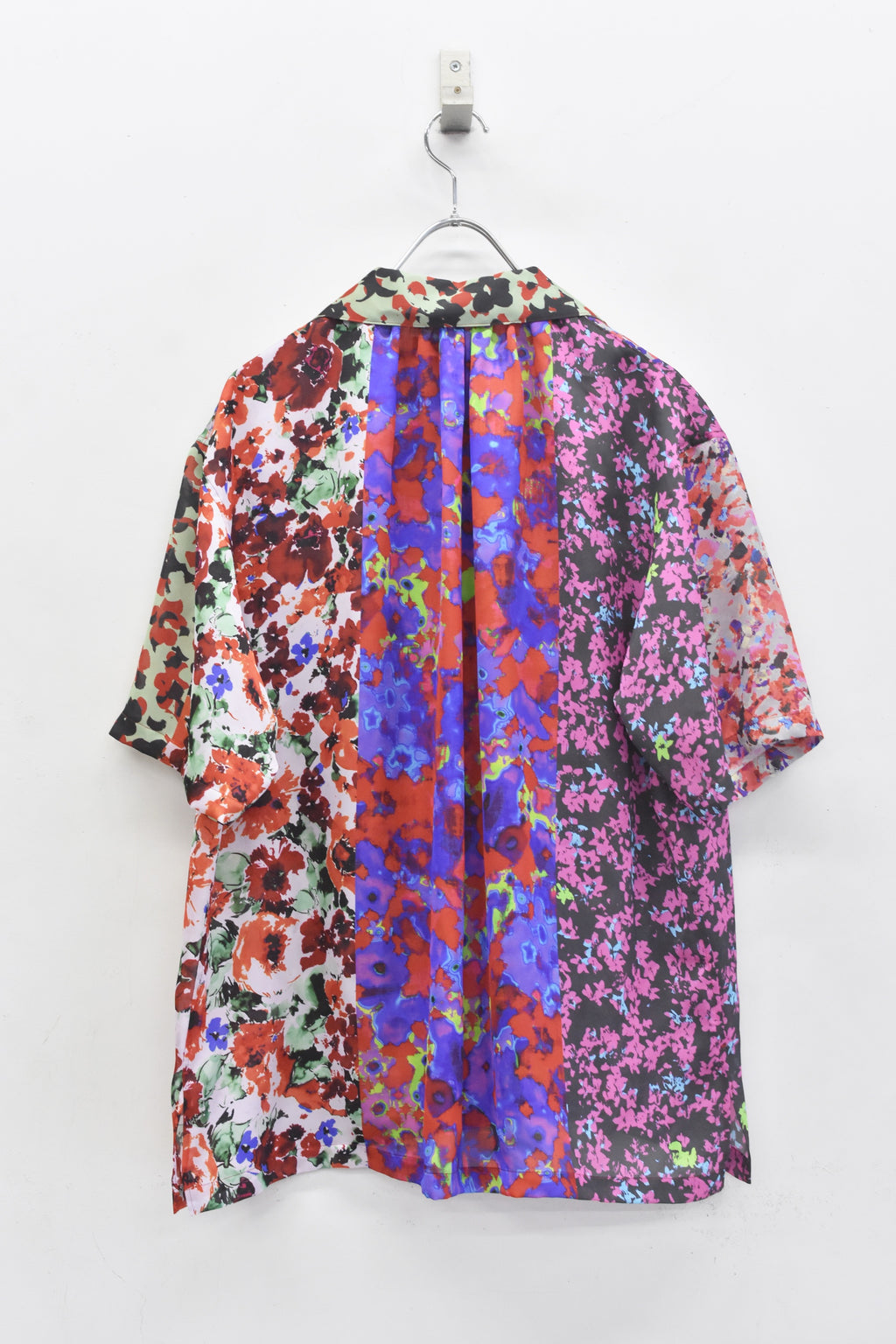 【ご予約商品】FLOWER BLOCK Print Open-collar SHIRT
