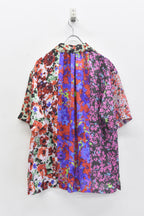 【ご予約商品】FLOWER BLOCK Print Open-collar SHIRT