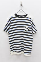 【ご予約商品】DIAGONAL STRIPE PRINT Tee