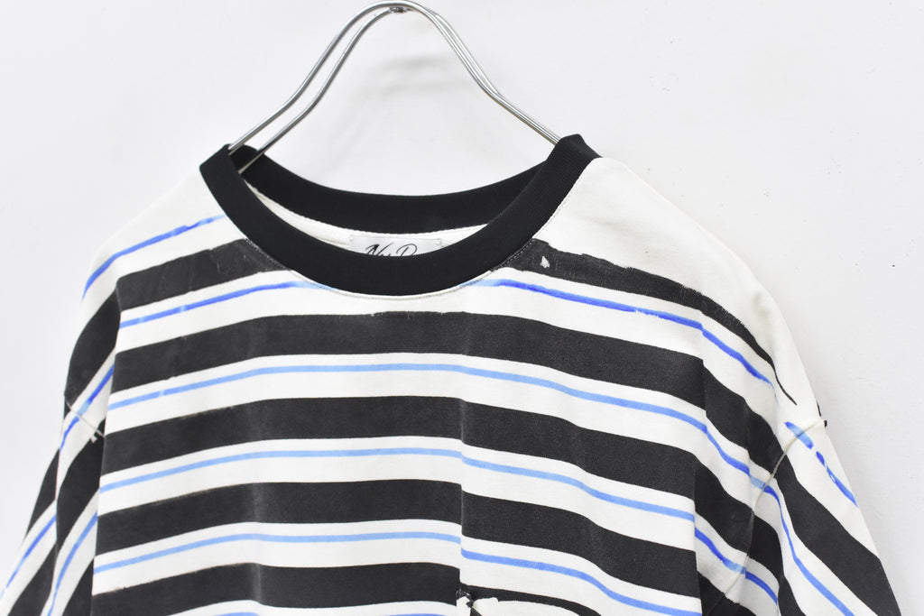 【ご予約商品】DIAGONAL STRIPE PRINT Tee