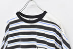 【ご予約商品】DIAGONAL STRIPE PRINT Tee