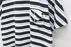 【ご予約商品】DIAGONAL STRIPE PRINT Tee