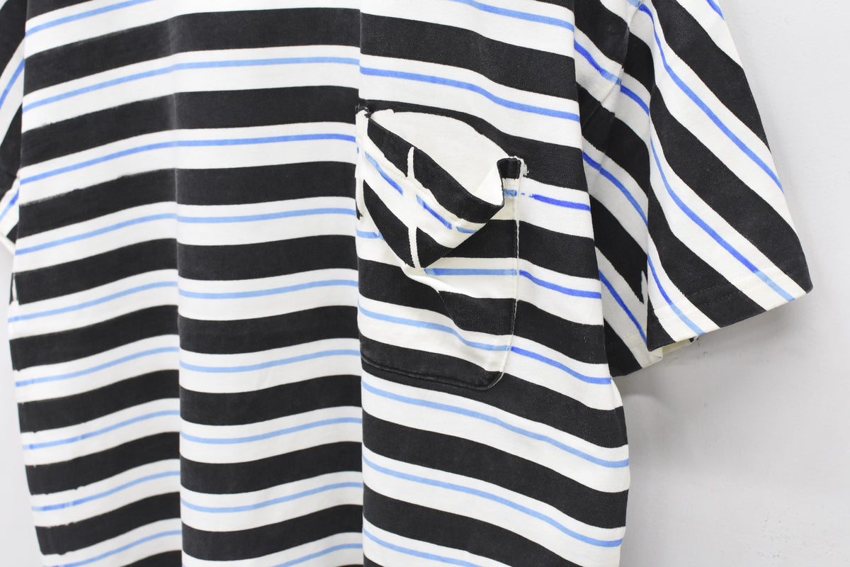 【ご予約商品】DIAGONAL STRIPE PRINT Tee