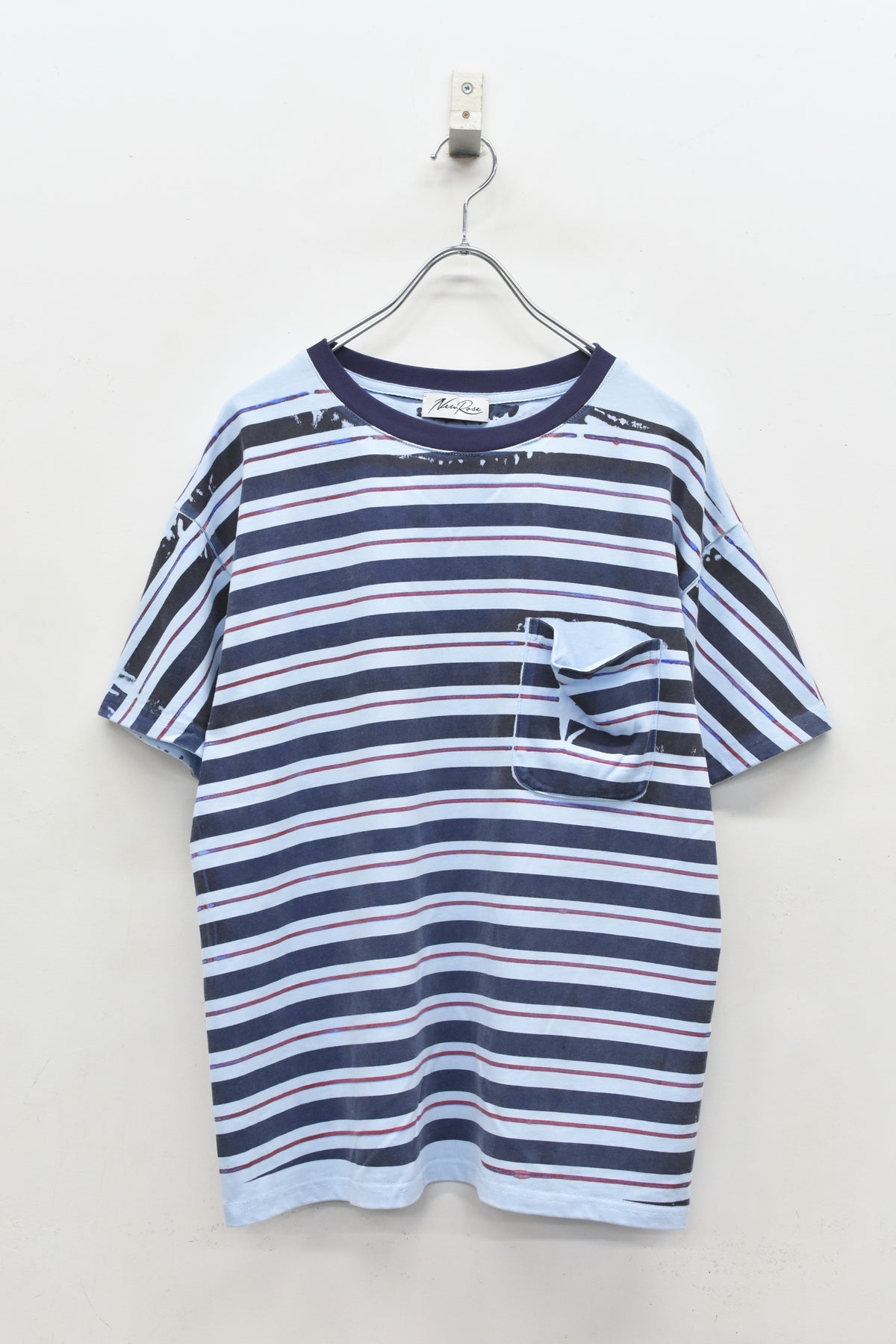 【ご予約商品】DIAGONAL STRIPE PRINT Tee