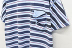 【ご予約商品】DIAGONAL STRIPE PRINT Tee