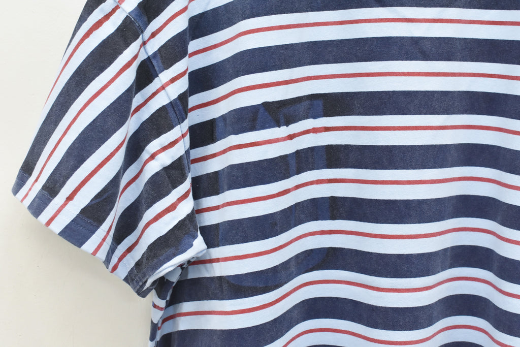 【ご予約商品】DIAGONAL STRIPE PRINT Tee