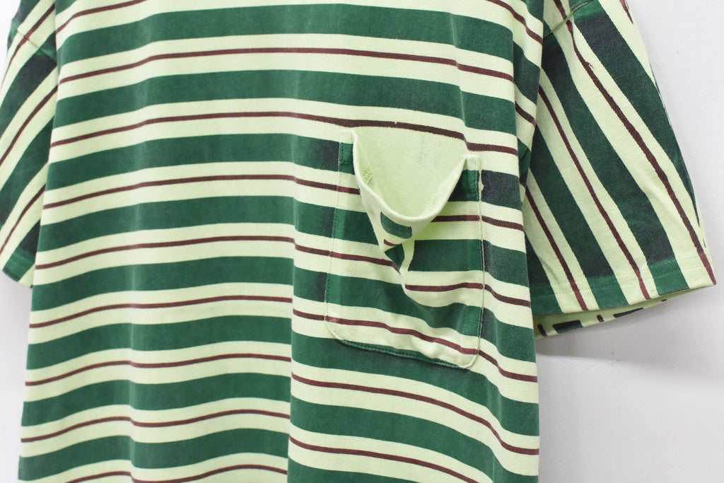 【ご予約商品】DIAGONAL STRIPE PRINT Tee