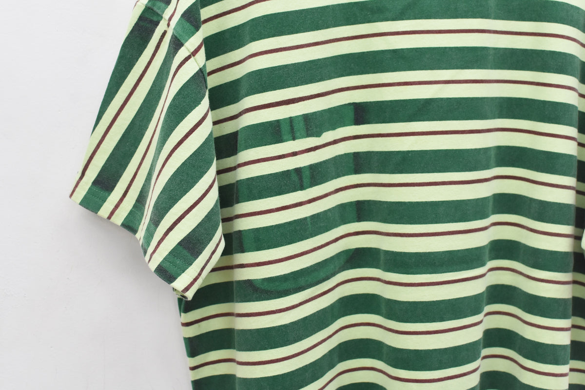 【ご予約商品】DIAGONAL STRIPE PRINT Tee