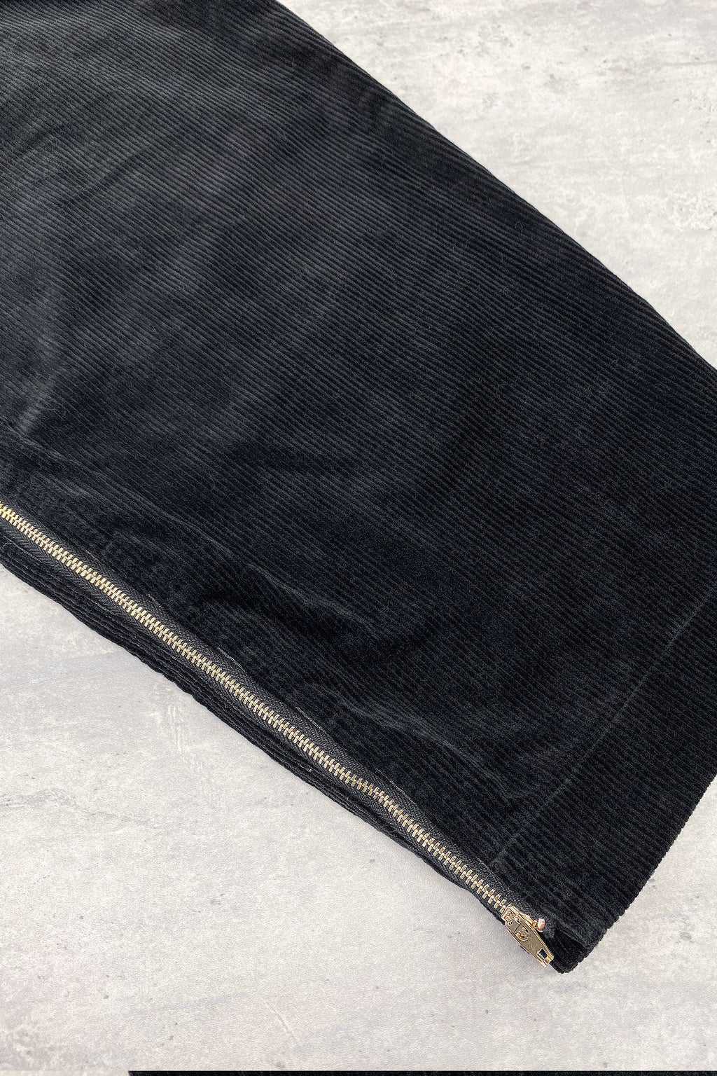 ORGANIC CORDUROY ZIP PANTS